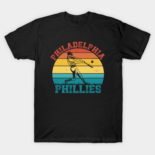 Philadelphia Phillies Retro T-Shirt by vectrus